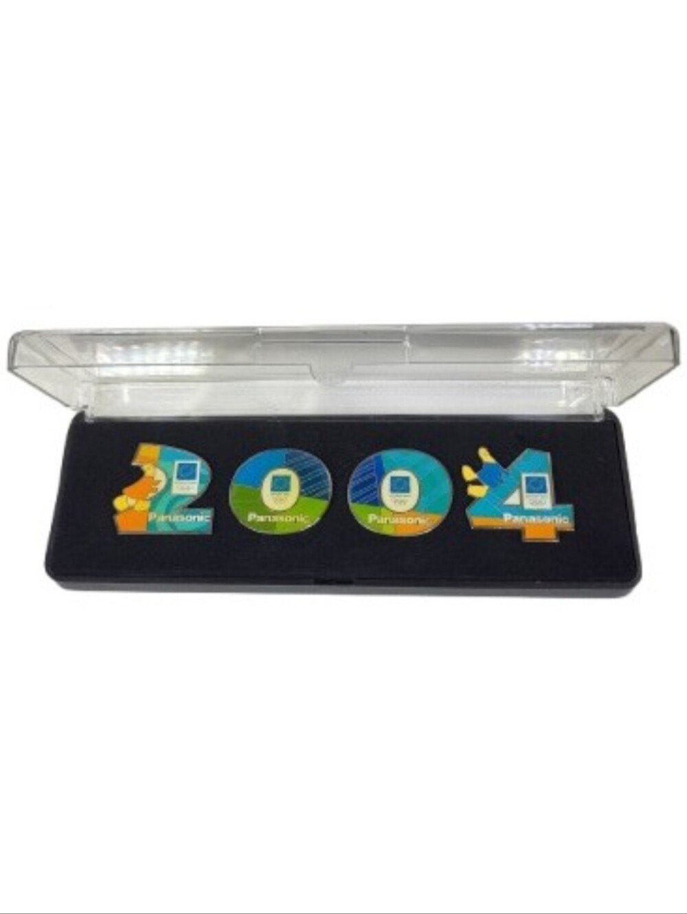 Panasonic Official Worldwide Olympic Partner Collective 2004 Pin Set